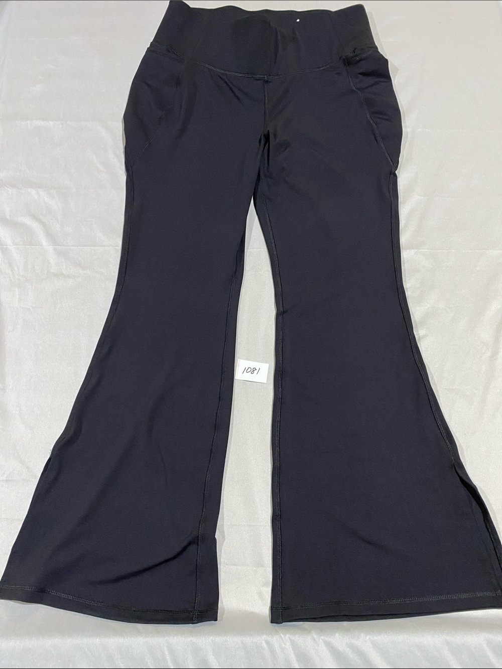 Lane Bryant Black Flared Yoga Joggers